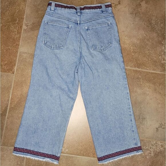 Faded Glory Felicia Floods Denim Capri 100% Cotton - Picture 6 of 9